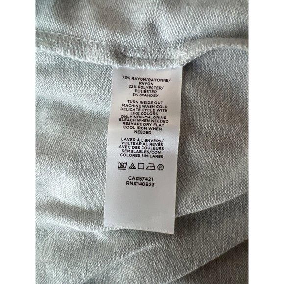 Loft Plus sz 20/22 Gray Pullover Sweater Side Tie NWT - Picture 6 of 6